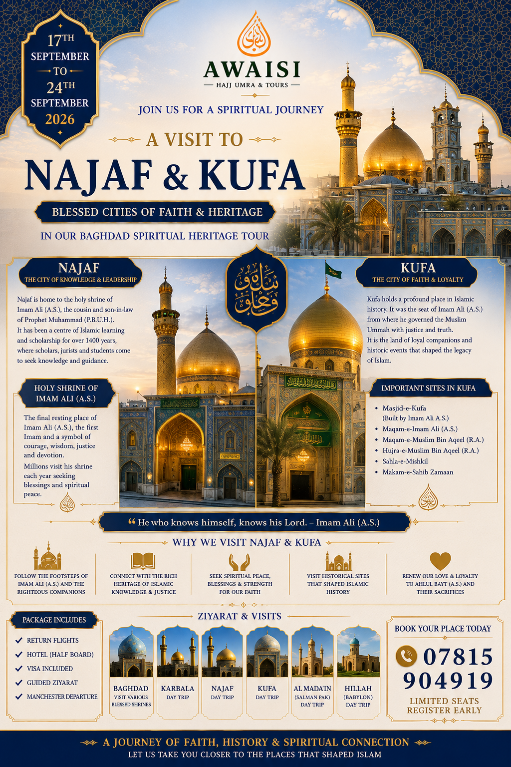A Spiritual Journey to Najaf and Kufa